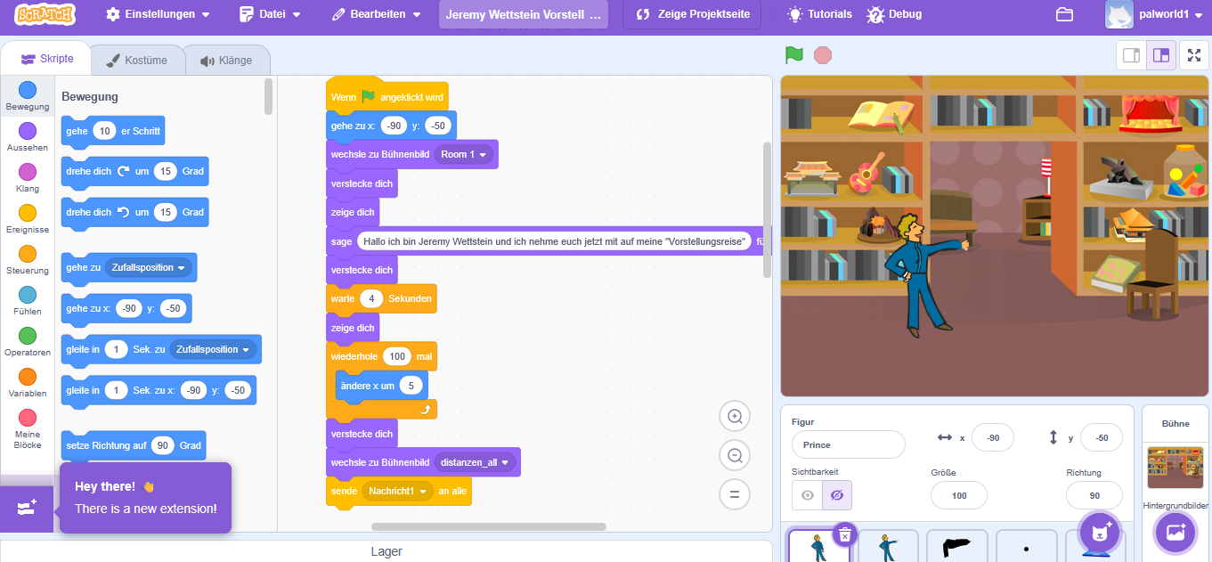 Schratch Vorstellungsprojekte